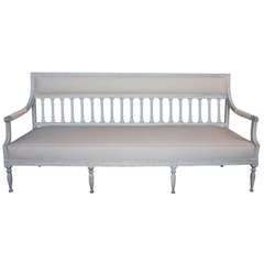 Period Gustavian Sofa Bench