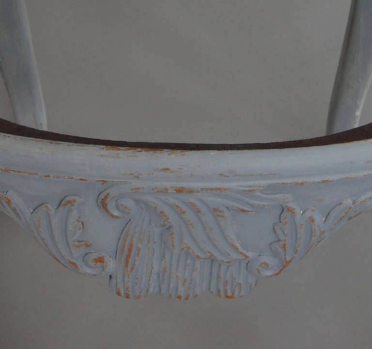 Set of Eight Rococo Style Dining Chairs For Sale 3