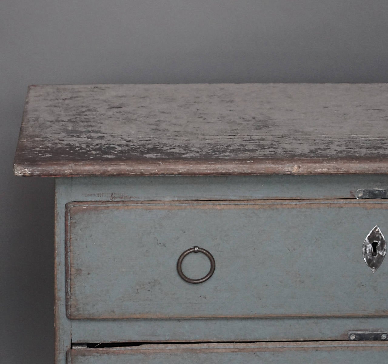 Painted Swedish Three-Drawer Chest