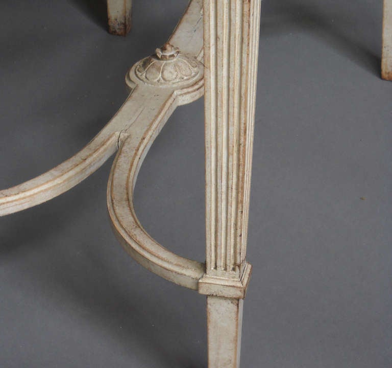 Gustavian Style Side Table In Excellent Condition For Sale In Sheffield, MA