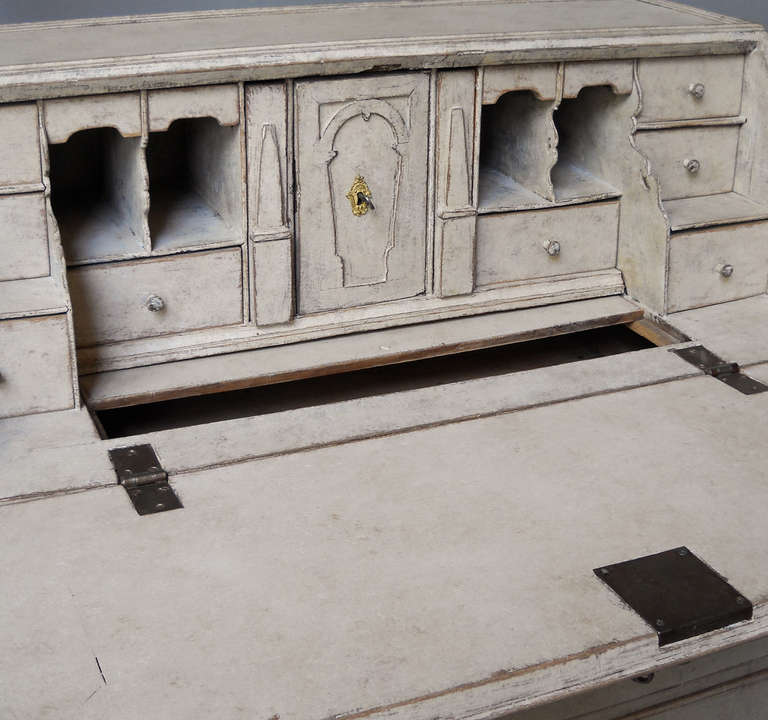 18th Century and Earlier Period Gustavian Writing Desk