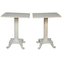 Pair of Swedish Neoclassical Side Tables