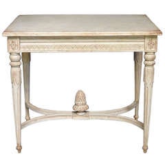 Antique Neoclassical Style Console Table