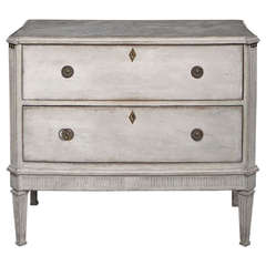 Swedish Commode with Marbled Top