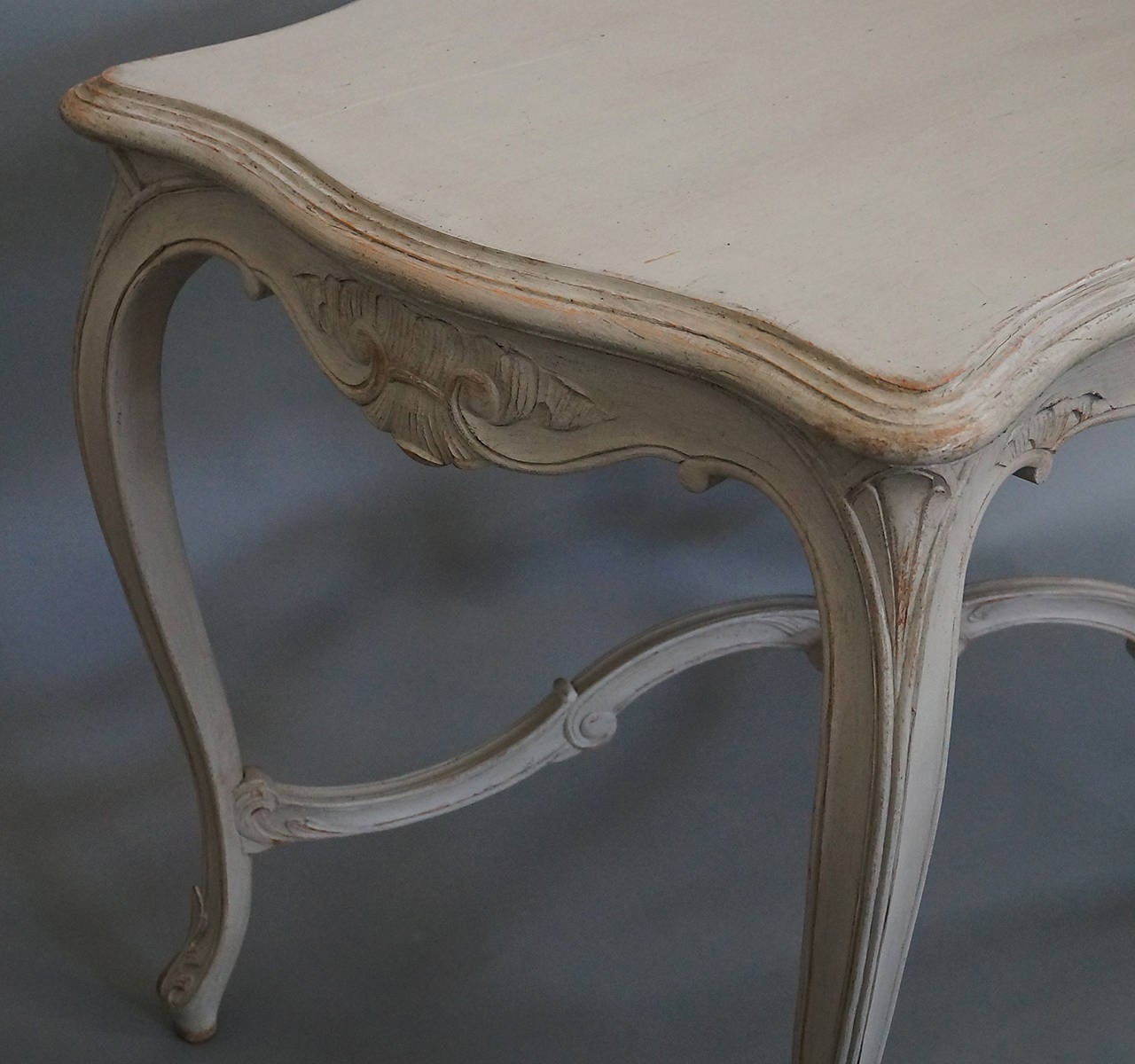 Rococo Center Table with Carved Finial