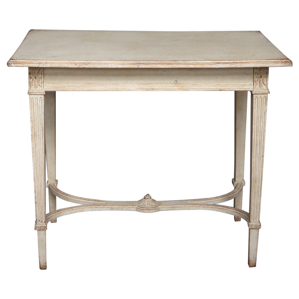 Gustavian Style Side Table For Sale