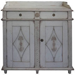 Neoclassical Sideboard with Gallery Top