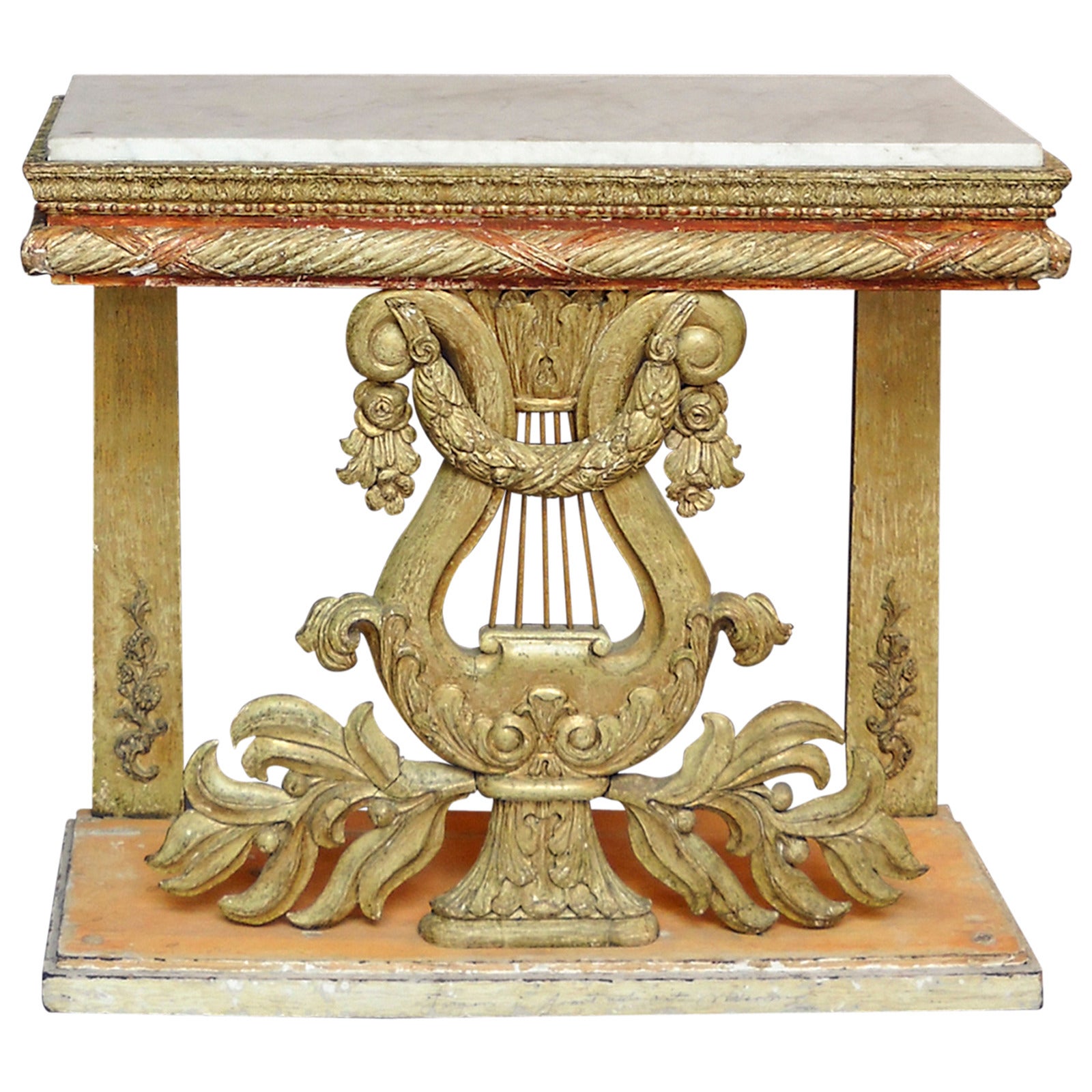 Late Gustavian Console Table For Sale
