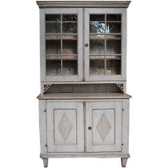 Period Gustavian Step-back Cabinet