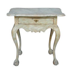 Period Rococo Side Table in Original Paint Period Rococo Side Table in Original Paint