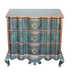 Period Danish Commode with Serpentine Form