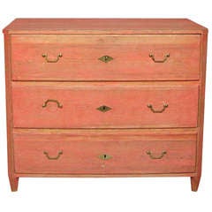 Early Swedish Chest of Drawers