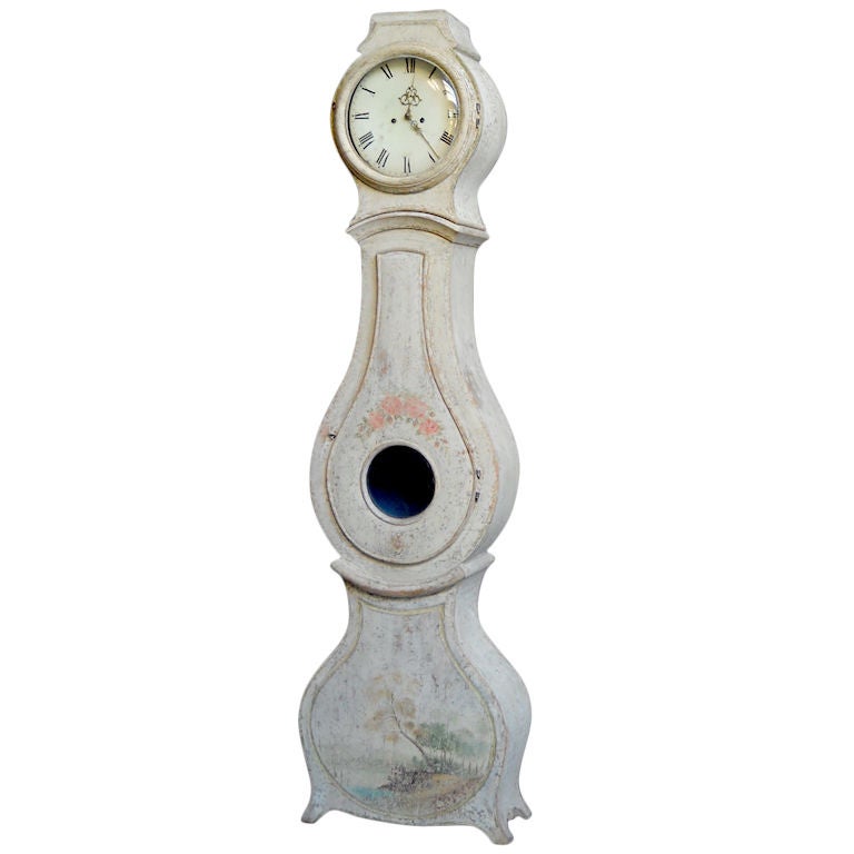 Mora Clock in Original Decorative Paint