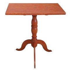 Antique Swedish Period Tilt-Top Table