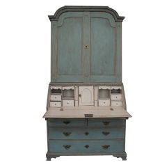 Period Swedish Rococo Secretary