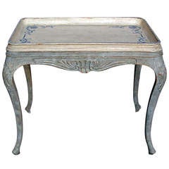 Paint Decorated Swedish Tray Table
