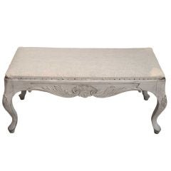 Fre-Standing Rococo Style Bench