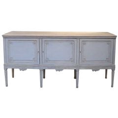 Antique Swedish Sideboard wuth three drawers