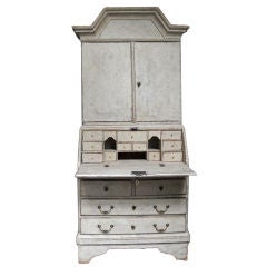 Early Swedish Secretary in White Paint