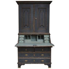 Antique Exceptional Baroque Secretary with Fitted Interior