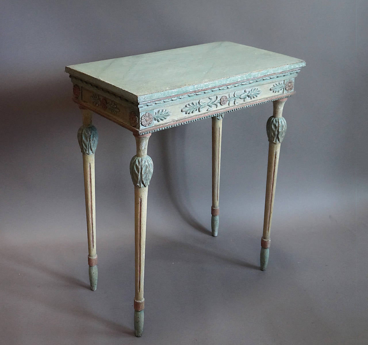 Swedish Period Neoclassical Console Table For Sale