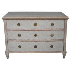 Period Gustavian Three-Drawer Chest