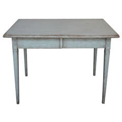 Gustavian Side Table with Two Drawers