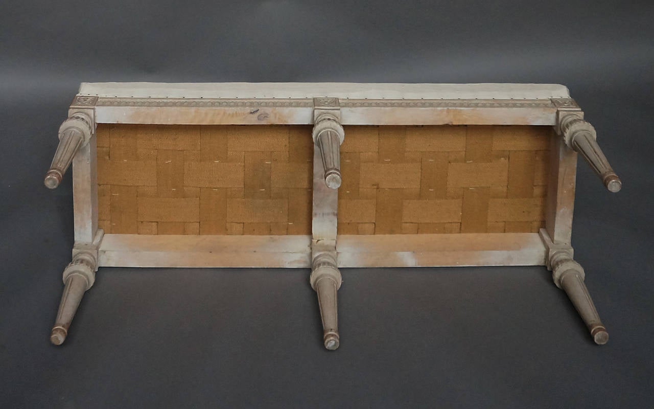 Upholstery Gustavian Style Bench