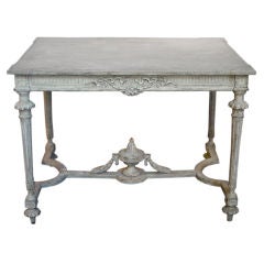 Swedish Console Table with Carved Detail Swedish Console Table with Carved Detail