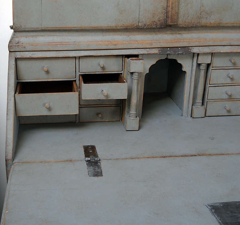 Wood Period Rococo Secretary