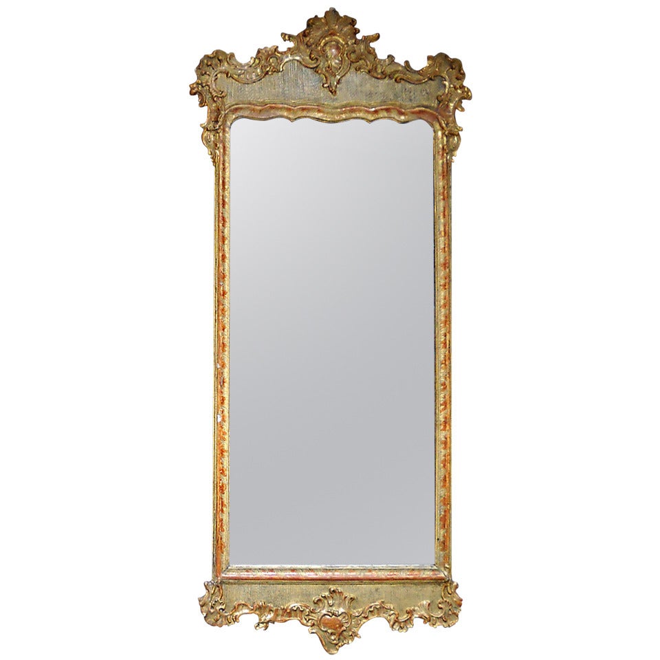 Danish Rococo Mirror