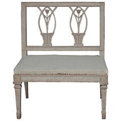 Small Settee with Tulips