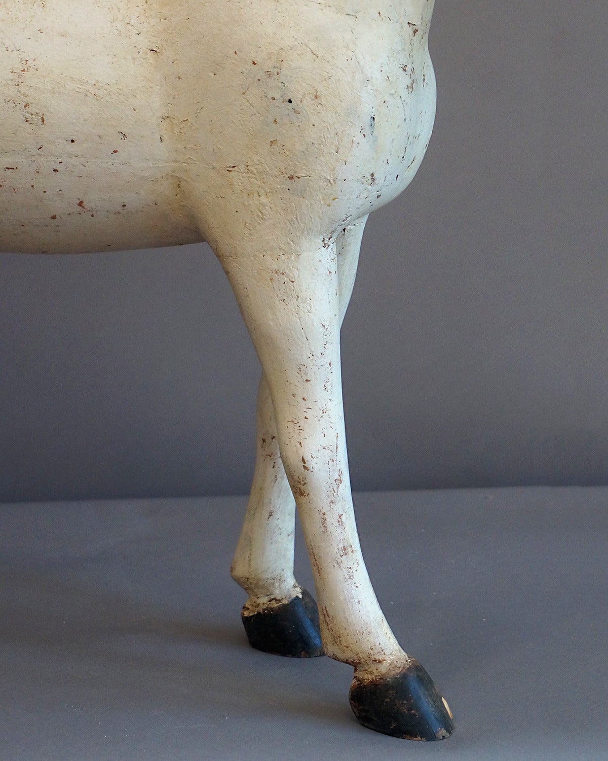 Carved Large Swedish Horse Sculpture For Sale