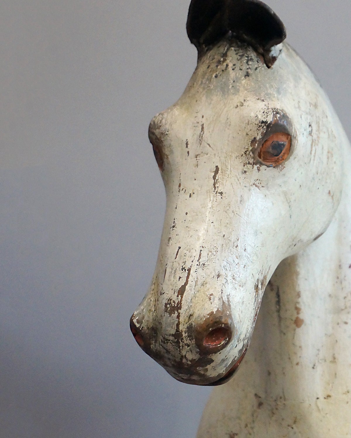 Early 20th Century Large Swedish Horse Sculpture For Sale