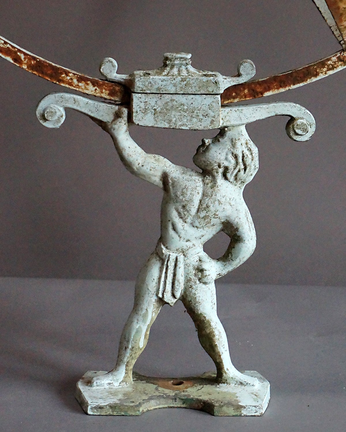 Armillary Sundial with Three Rings In Excellent Condition For Sale In Sheffield, MA