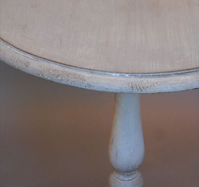 Carved Candle Stand with Tripod Base