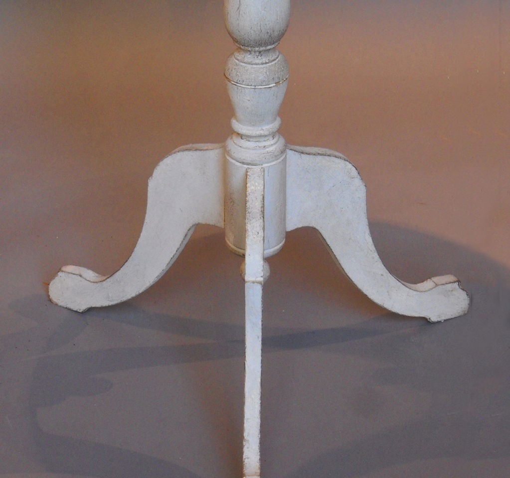 19th Century Candle Stand with Tripod Base