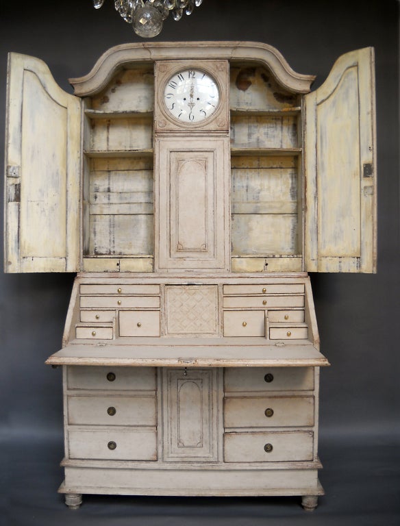 Swedish Secretary with Clock