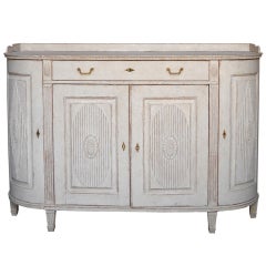 Swedish Sideboard with Rounded Form