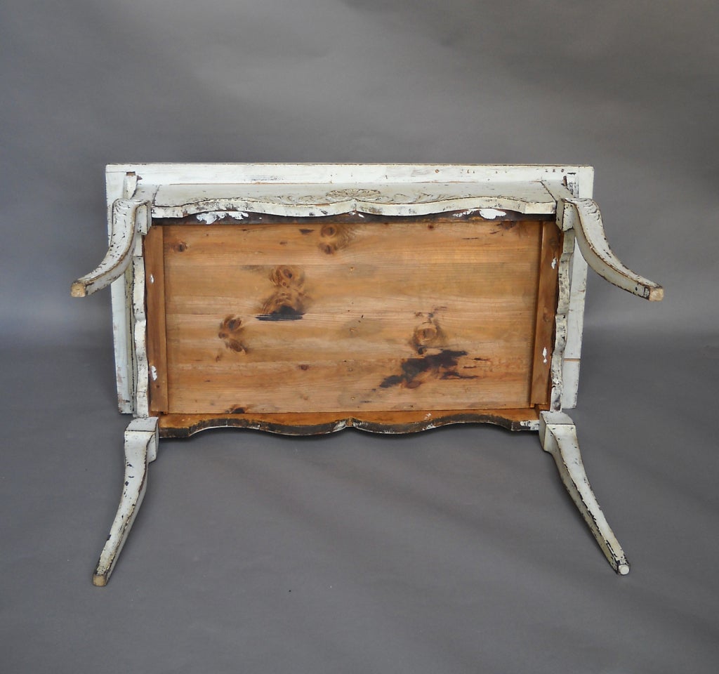 Rococo Style Side Table / Writing Table For Sale 1