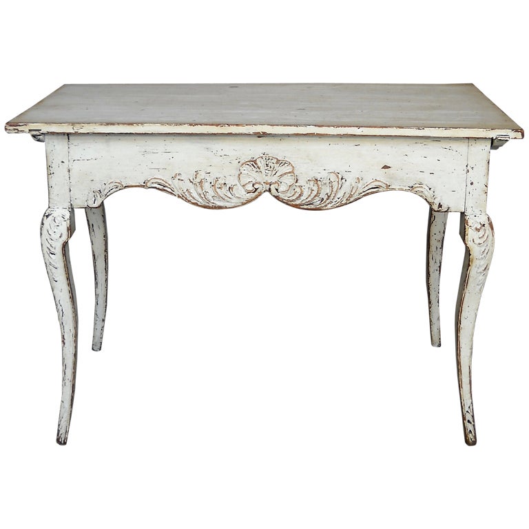 Rococo Style Side Table / Writing Table For Sale