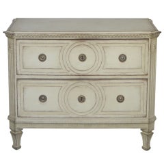 Period Gustavian Two Drawer Chest