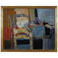 Aux Chaise by Gabriel Godard, Oil on Canvas Painting 7