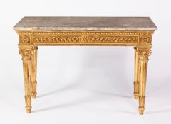 An Important Neoclassical Giltwood Console Florence, Italy 