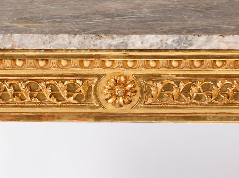 Wood An Important Neoclassical Giltwood Console Florence, Italy  For Sale