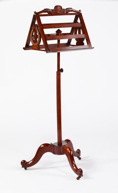 A Fine French Empire Mahogany Music Stand