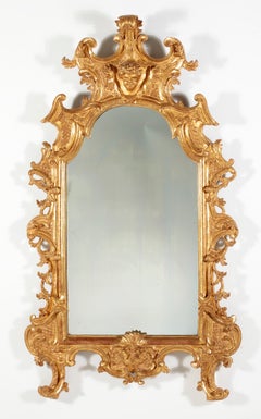A Fine RococoI Giltwood Mirror, Italy
