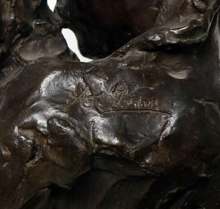 Bronze-Skulptur „Maternit“ von Alfredo Pina (Italienisch) im Angebot