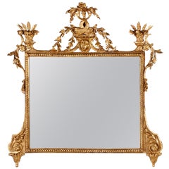 Antique A Fine George III Giltwood Mirror