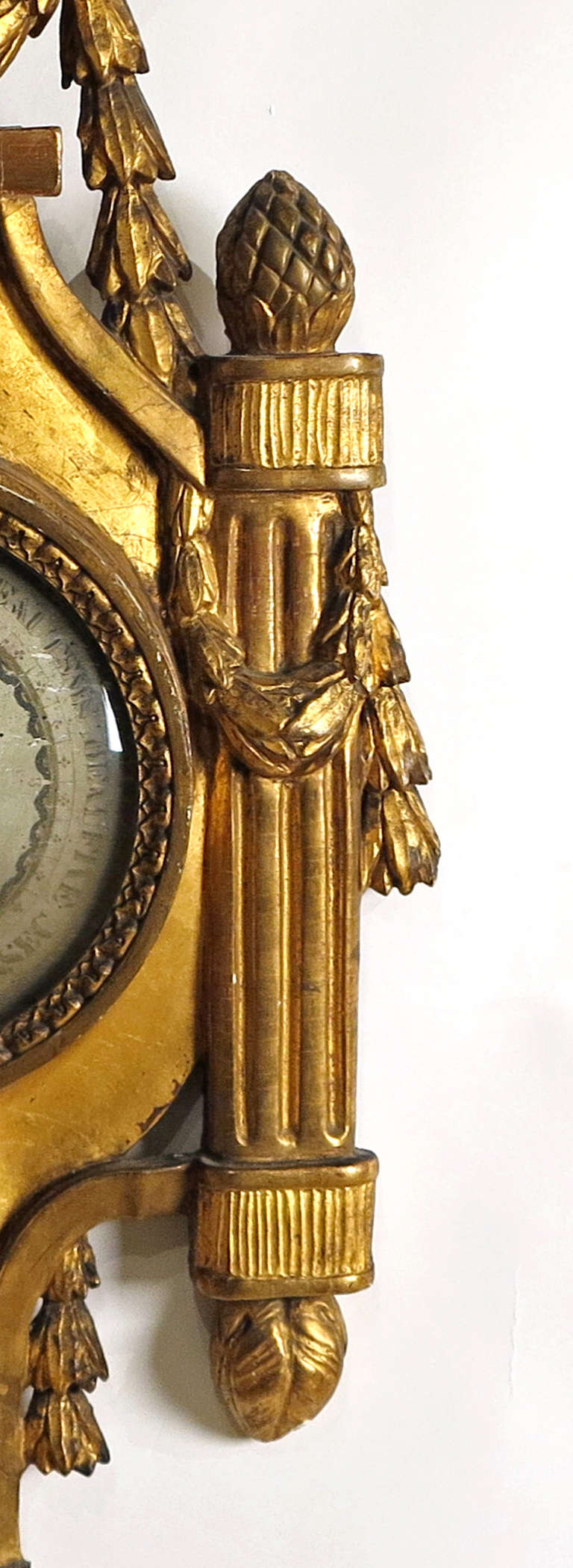 A Fine Louis XVI Giltwood Barometer, French, 18th Century 1